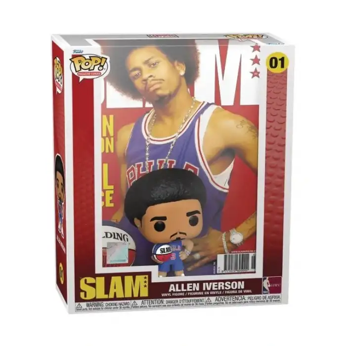 Funko Pop! NBA Cover: SLAM - Allen Iverson Figürü