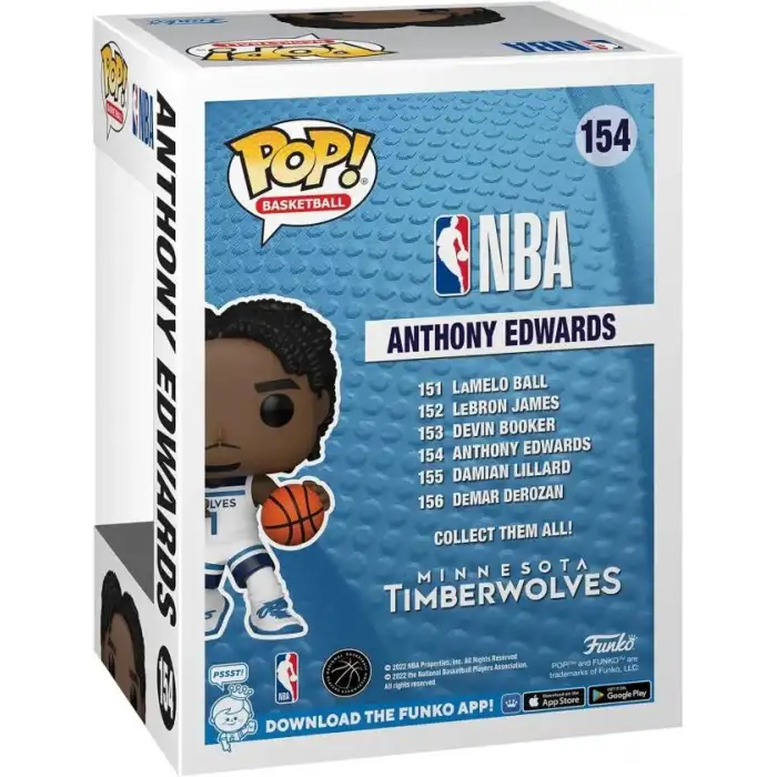 Funko Pop! NBA: Minnesota Timberwolves - Anthony Edwards Figürü