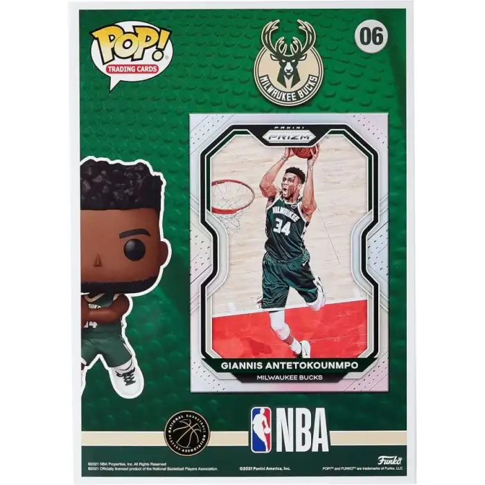 Funko Pop! NBA Trading Cards: Giannis Antetokounmpo Figürü