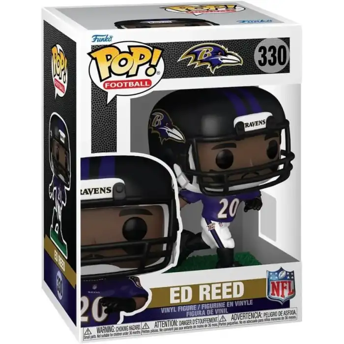 Funko Pop NFL Efsaneleri Ed Reed Ravens Figürü