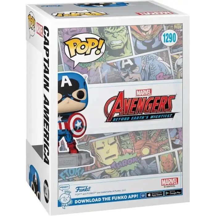 Funko Pop! & Pin: The Avengers: Captain America Figürü