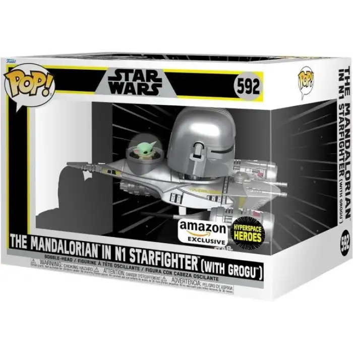 Funko Star Wars - Mandalorian ve Grogu N1 Starfighter Figür