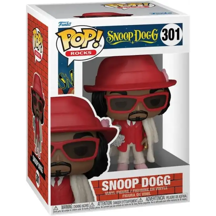 Funko Pop! Rocks: Snoop Dogg Fur Coat Figürü