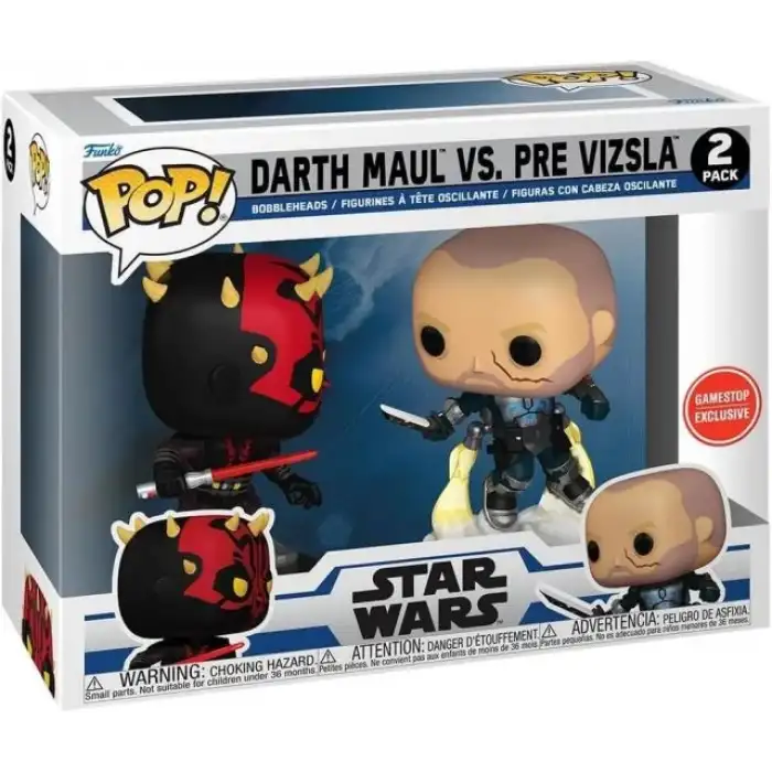 Funko Pop Star Wars Clone Wars Darth Maul vs Pre Vizsla Figür