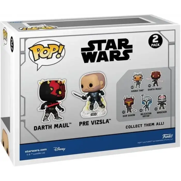 Funko Pop Star Wars Clone Wars Darth Maul vs Pre Vizsla Figür