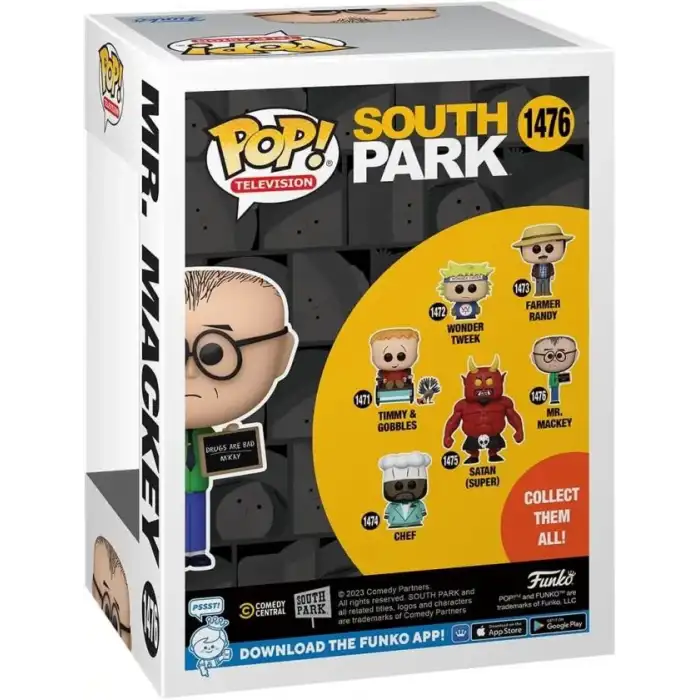 Funko Pop! TV: South Park - Mr. Mackey with Sign Figürü