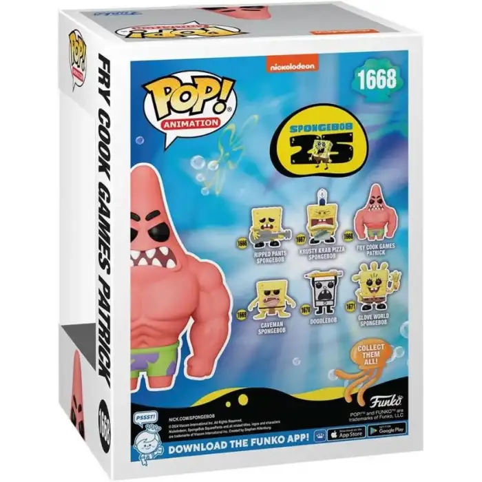 Funko SpongeBob Cook Games Patrick Figürü