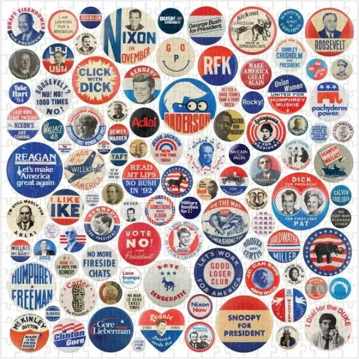 Galison Amerika Düğmeleri Puzzle