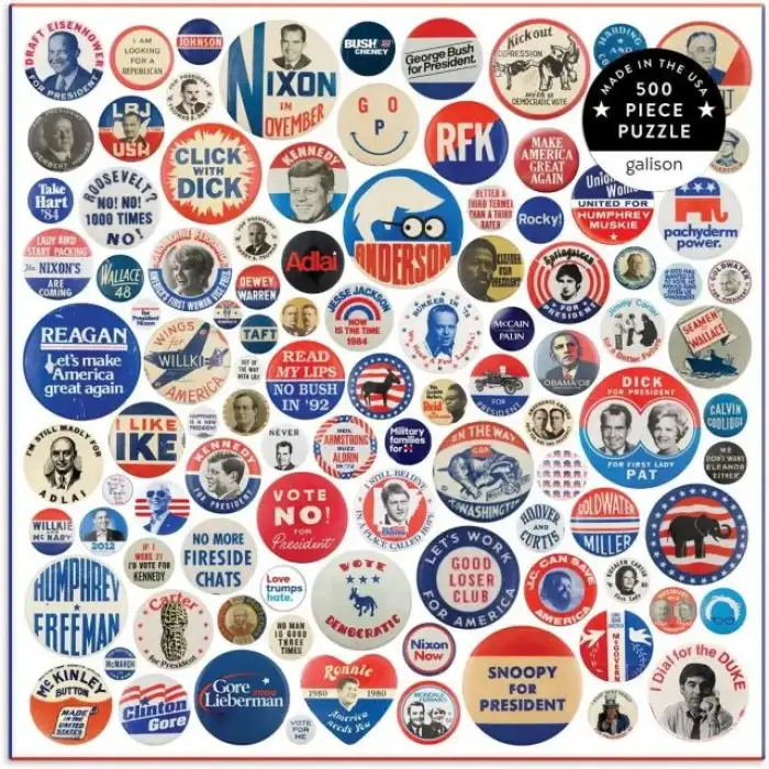 Galison Amerika Düğmeleri Puzzle