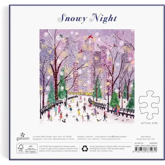 Galison Noel Meydanı Puzzle