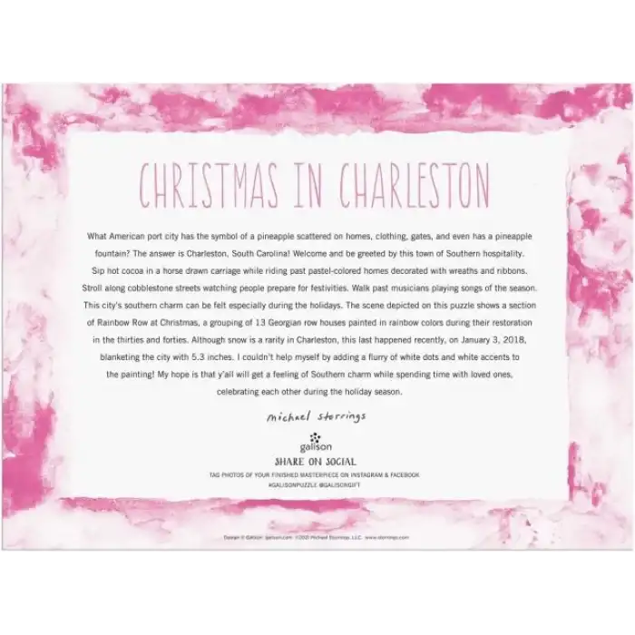 Galison Noel Ağacı Çiftliği Puzzle