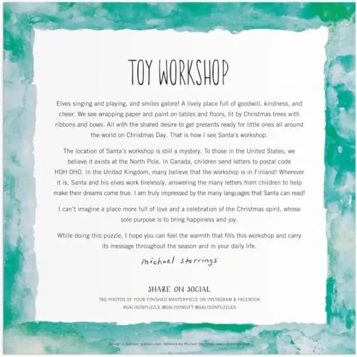 Galison Charlestonda Noel Puzzle