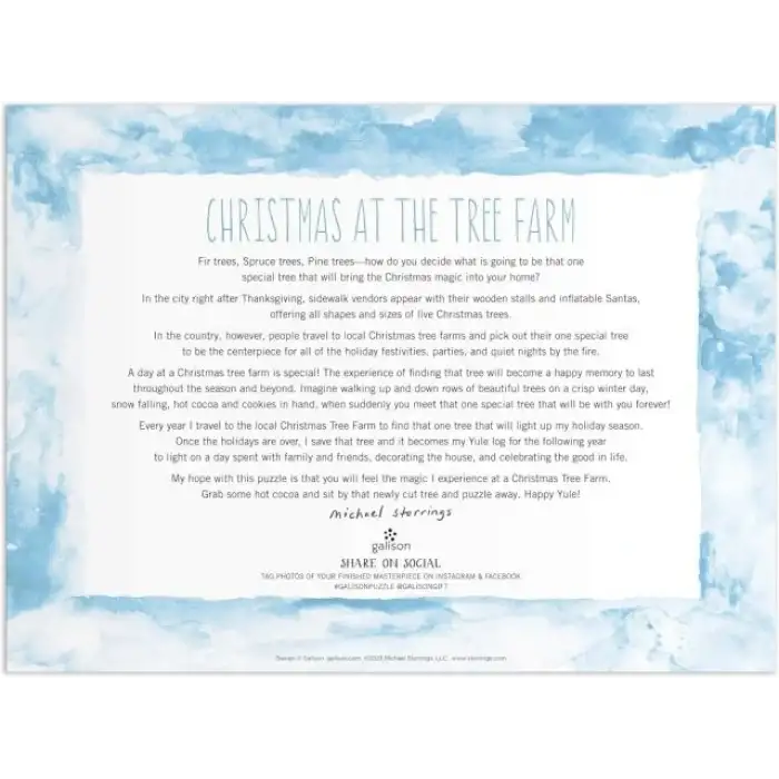 Galison Charlestonda Noel Puzzle