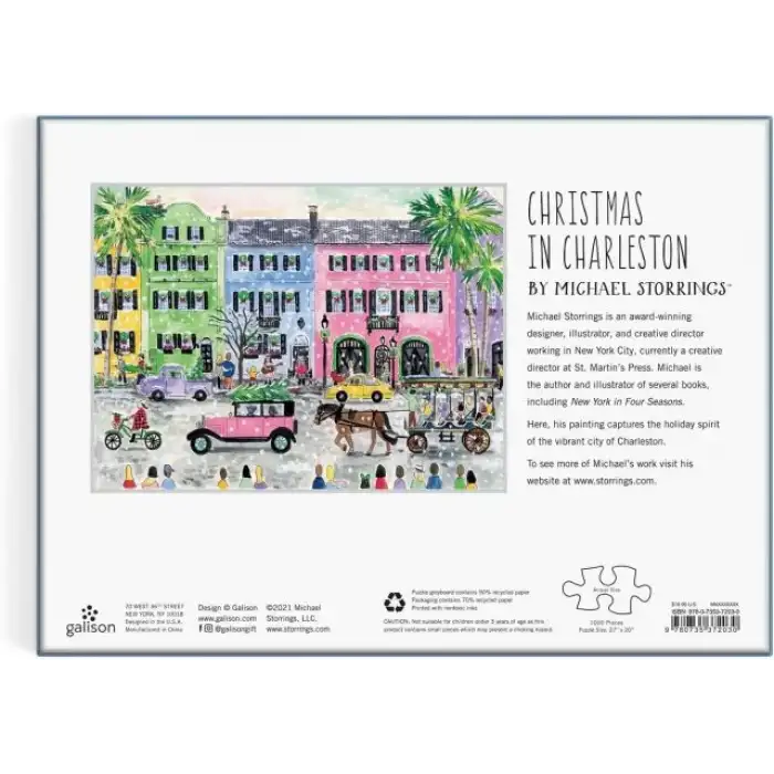 Galison Noel Ağacı Çiftliği Puzzle