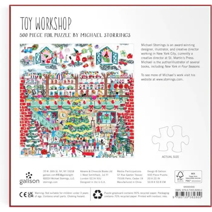 Galison Charlestonda Noel Puzzle