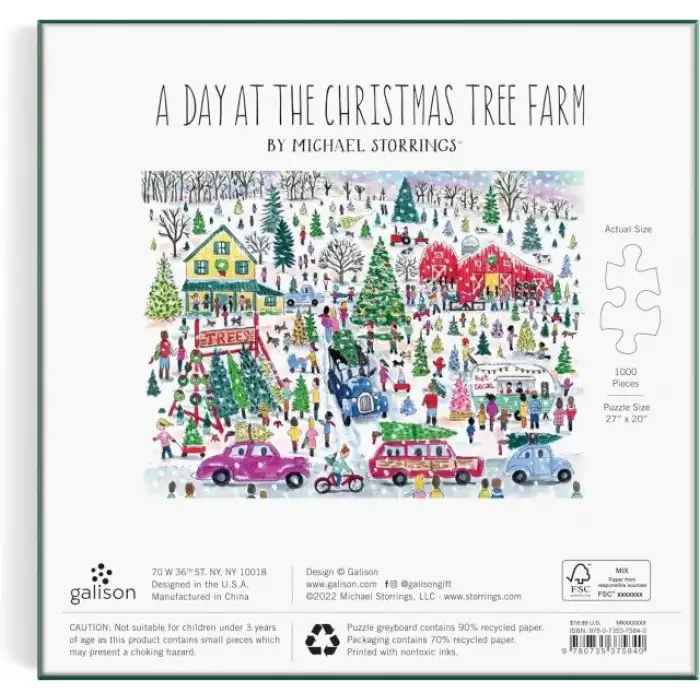 Galison Charlestonda Noel Puzzle