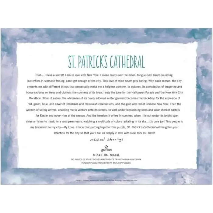 Galison Charlestonda Noel Puzzle