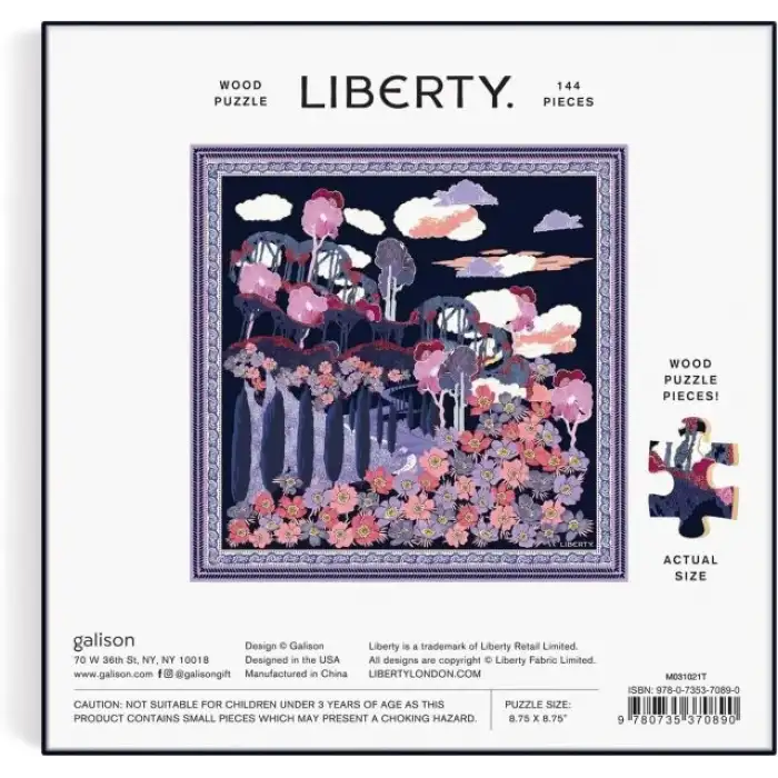 Galison Çiçek Ahşap Puzzle