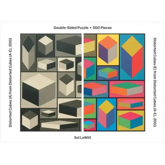 Galison Çift Taraflı Puzzle