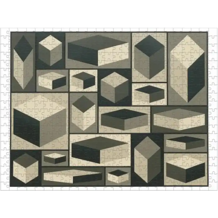 Galison Çift Taraflı Puzzle