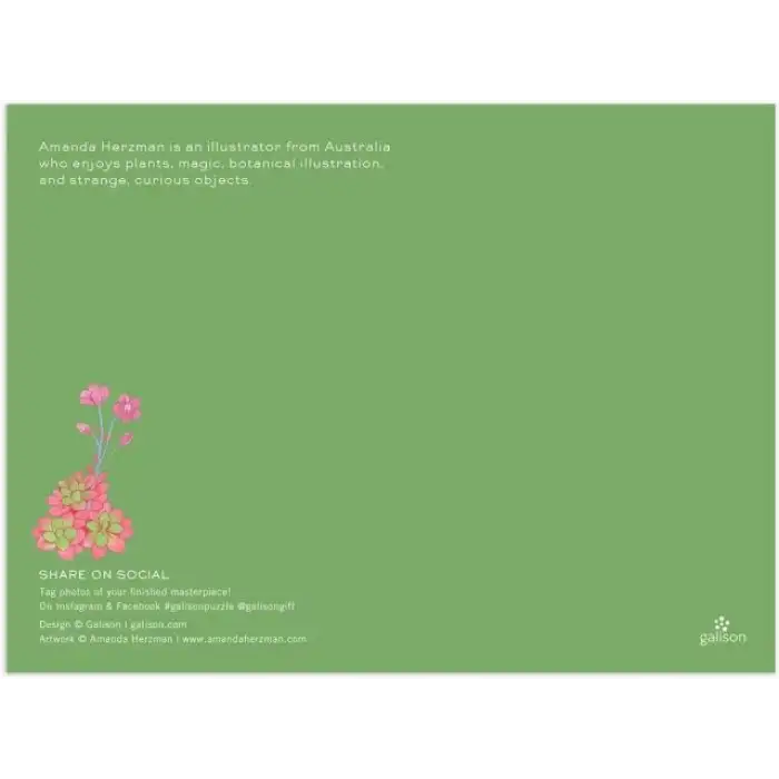 Galison Çöl Bitkileri Puzzle