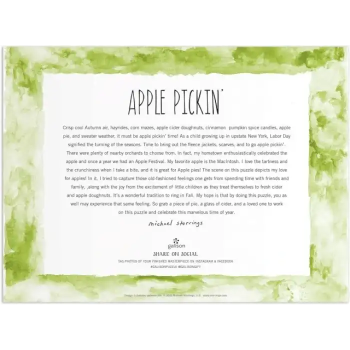 Galison Elma Toplama Puzzle