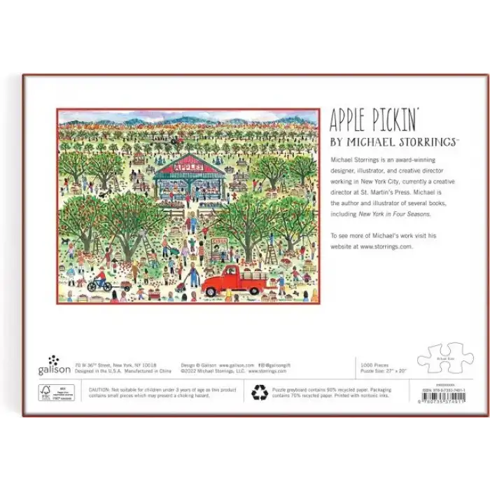 Galison Elma Toplama Puzzle