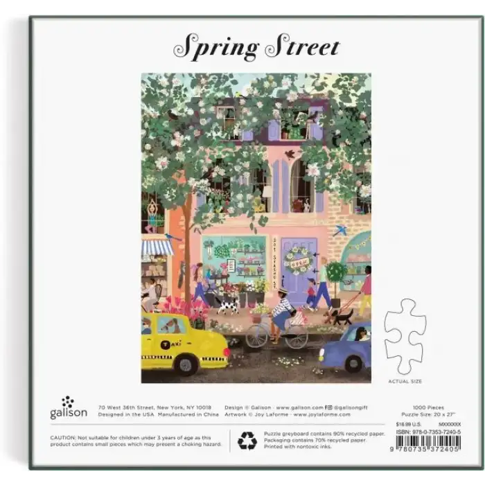 Galison İlkbahar Sokağı Puzzle