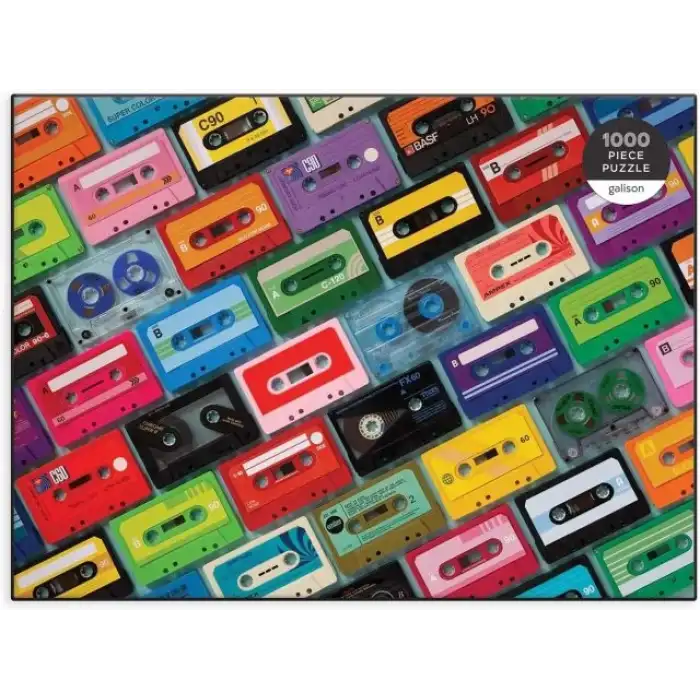 Galison Karışık Kaset Puzzle