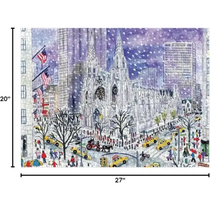 Galison Noel Ağacı Çiftliği Puzzle