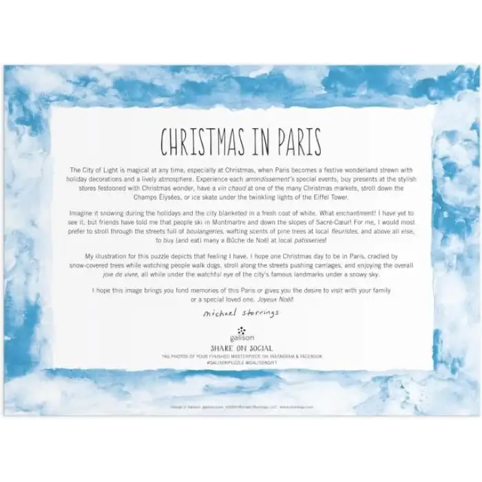 Galison Noel Ağacı Çiftliği Puzzle