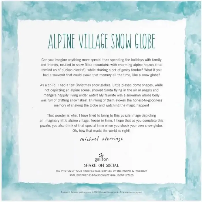 Galison Noel Ağacı Çiftliği Puzzle