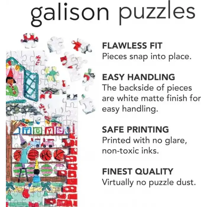 Galison Noel Ağacı Çiftliği Puzzle