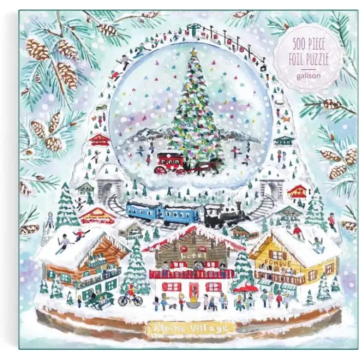 Galison Noel Ağacı Çiftliği Puzzle