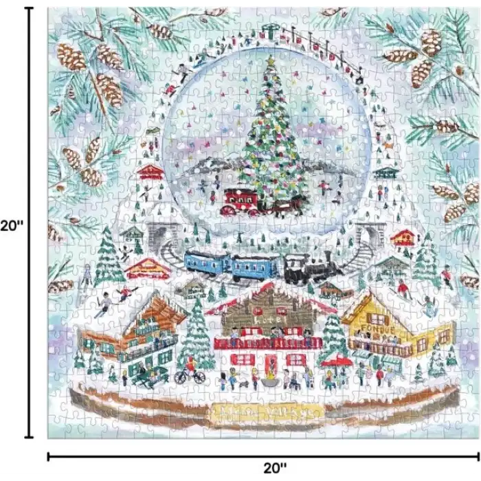 Galison Noel Ağacı Çiftliği Puzzle