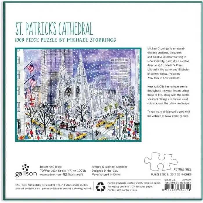 Galison Noel Ağacı Çiftliği Puzzle