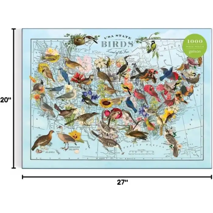 Galison Kelebek Görünümlü Dünya Haritası Puzzle