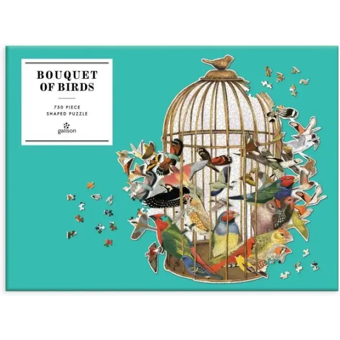 Galison Kuş Buketi Puzzle