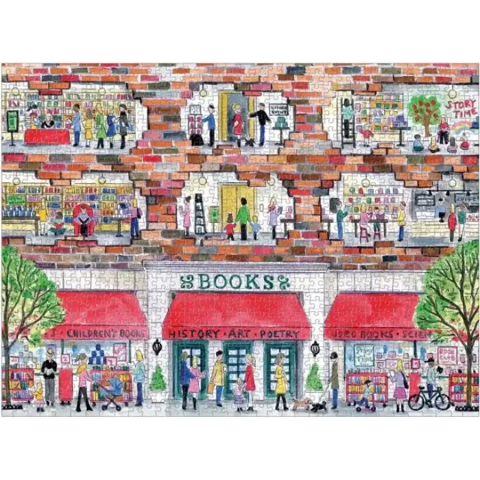 Galison Kütüphanede Bir Gün Puzzle