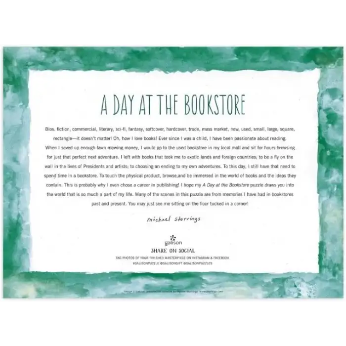 Galison Kütüphanede Bir Gün Puzzle