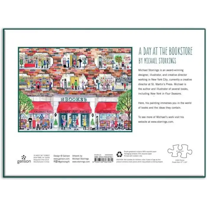 Galison Kütüphanede Bir Gün Puzzle