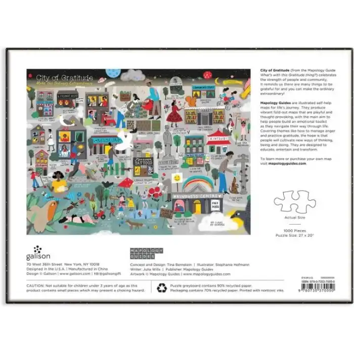 Galison Minnettarlık Şehri Puzzle