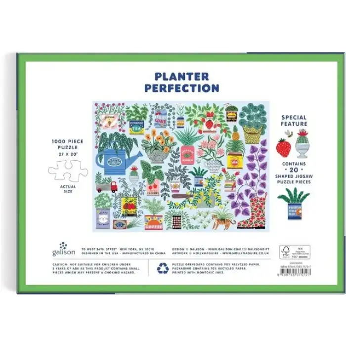 Galison Mükemmel Saksı Puzzle