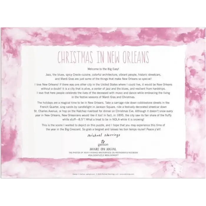 Galison Noel Ağacı Çiftliği Puzzle