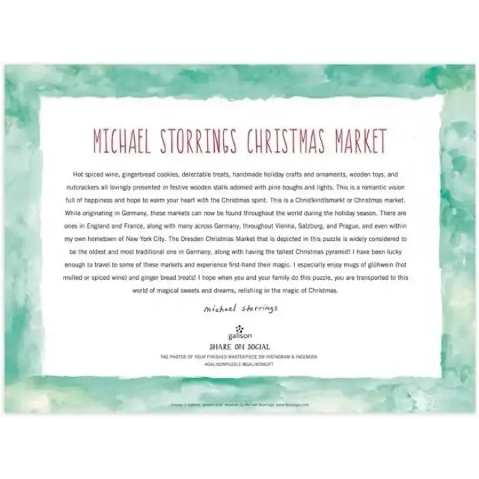 Galison Noel Ağacı Çiftliği Puzzle