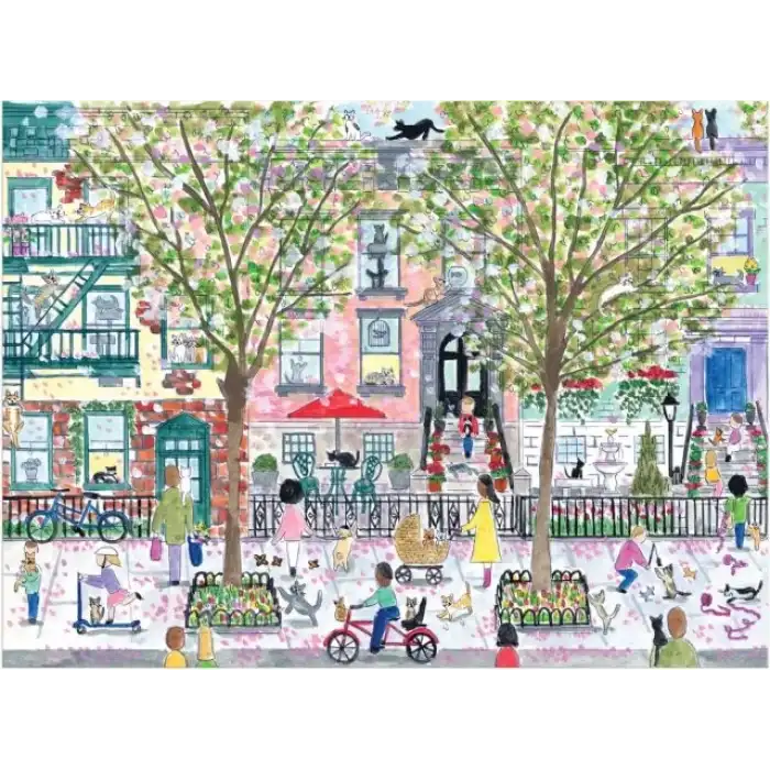 Galison Kütüphanede Bir Gün Puzzle