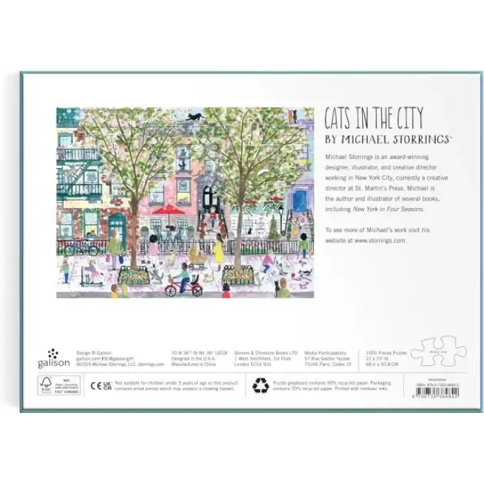 Galison Kütüphanede Bir Gün Puzzle