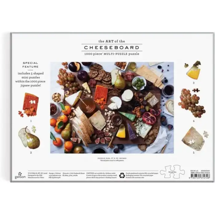 Galison Peynir Tabağı Sanatı Puzzle