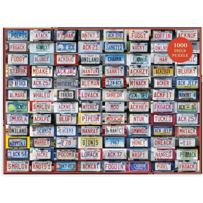 Galison Plaka Puzzle