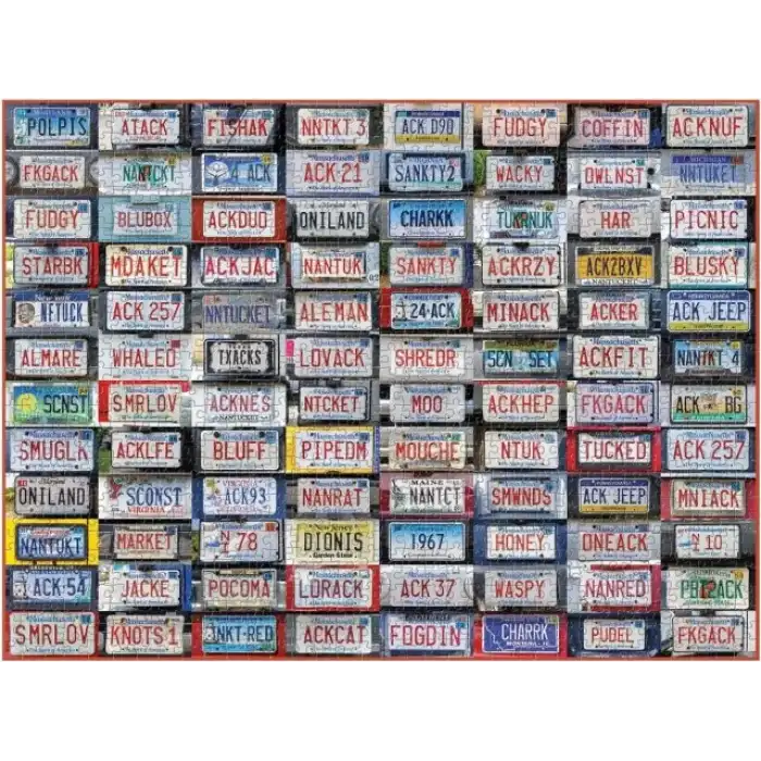 Galison Plaka Puzzle